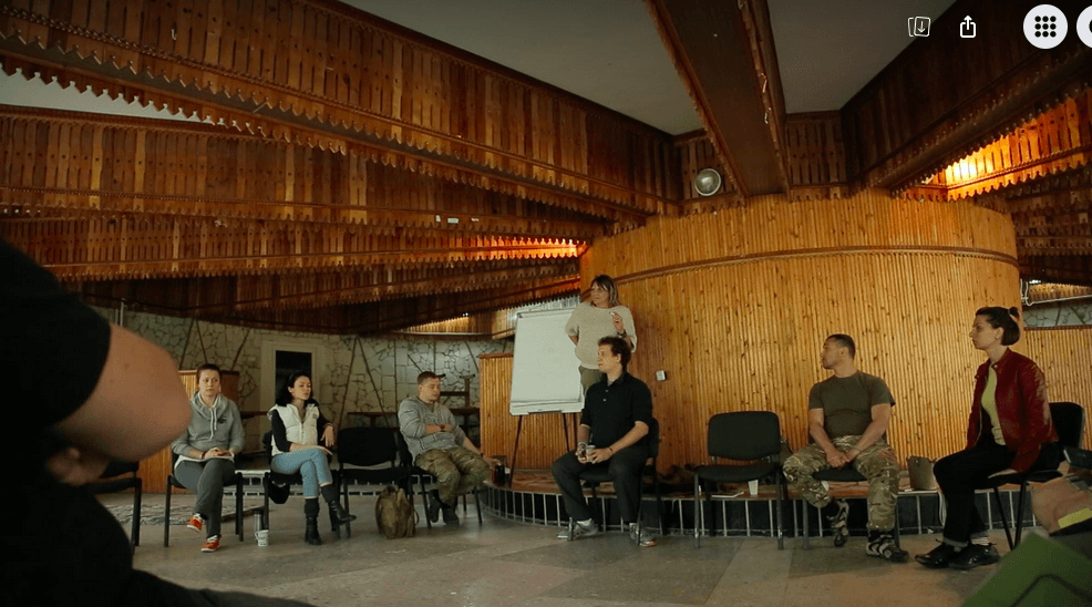 Group training session as part of the Ukraine Veterans Project