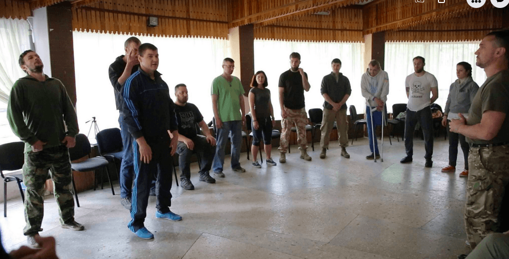 Group training session as part of the Ukraine Veterans Project